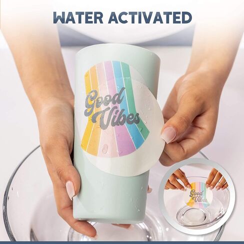 Hayes Paper, Waterslide Decal Paper LASER CLEAR 20 Sheets Premium Water-Slide Transfer Transparent Printable Water Slide Decals A4 Size in Saudi Arabia