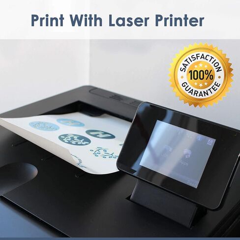 Hayes Paper, Waterslide Decal Paper LASER CLEAR 20 Sheets Premium Water-Slide Transfer Transparent Printable Water Slide Decals A4 Size in Saudi Arabia