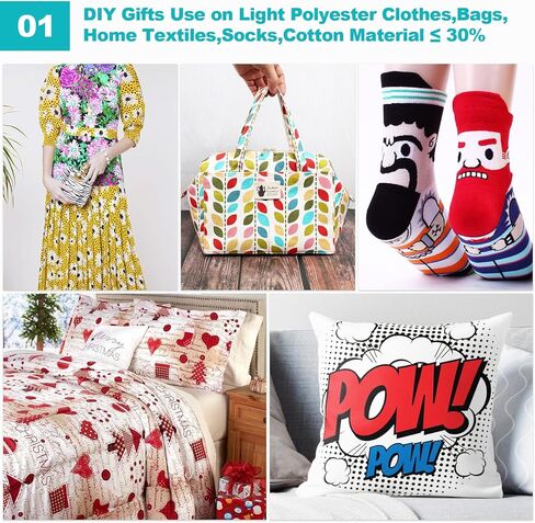 ورق تصعيد 8.5 × 11 بوصة - ورق نقل حراري 100 ورقة إصدار جديد لأي طابعة نافثة للحبر مع حبر تصعيد لأكواب التي شيرت وما إلى ذلك DIY - 100 جرام... in Kuwait