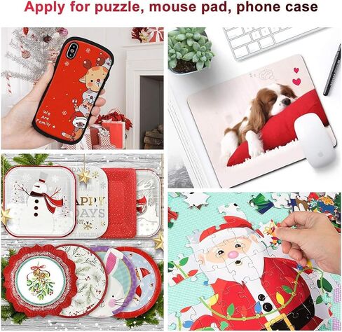 Sublimation Paper 100 Sheets 8.5 x 11 Inches 125gsm, for Any Inkjet Printer with Sublimation Ink Epson, Sawgrass, Heat Transfer Sublimation for Mugs T-shirts Light Fabric in Saudi Arabia