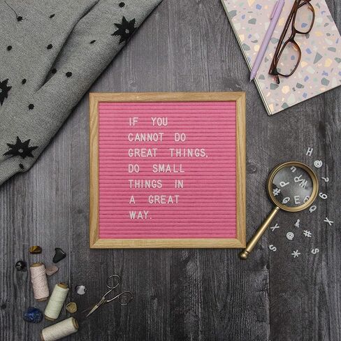 Felt Like Sharing Plastic Letter Board Letters Only (348 Pieces) – 1" Letter Board Letters for Changeable Felt Letter Board – White Letter Board Accessories – Gift Set in Kuwait