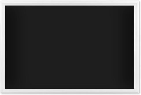 U Brands Magnetic Chalkboard, 30"x20", White Wood Style Frame, Premium Matte Surface in Saudi Arabia