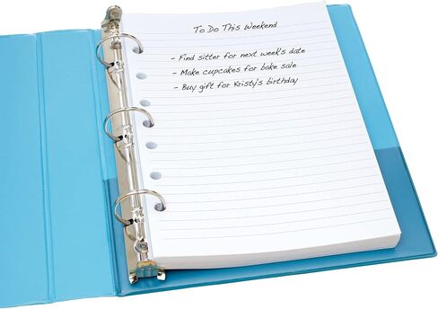 Avery Mini Binder Filler Paper for 3 Ring Binders or 7 Ring Binders, College Ruled, 5.5" x 8.5", 100 Sheets (14230) in Saudi Arabia