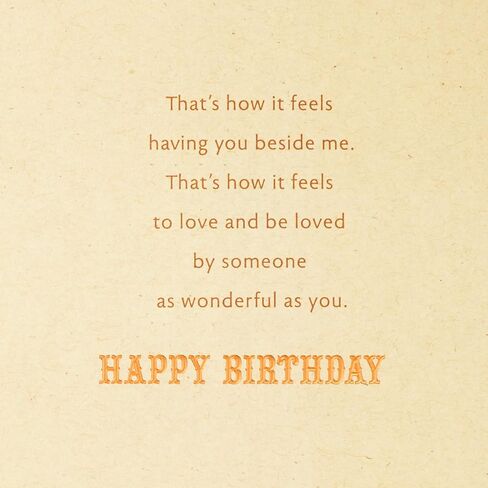 Hallmark Romantic Birthday Card (Gold and Green Leaf) & Birthday Card for Husband (Plaid with Flower) in Saudi Arabia