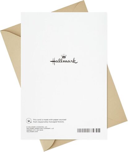Hallmark Romantic Birthday Card (Gold and Green Leaf) & Birthday Card for Husband (Plaid with Flower) in Saudi Arabia
