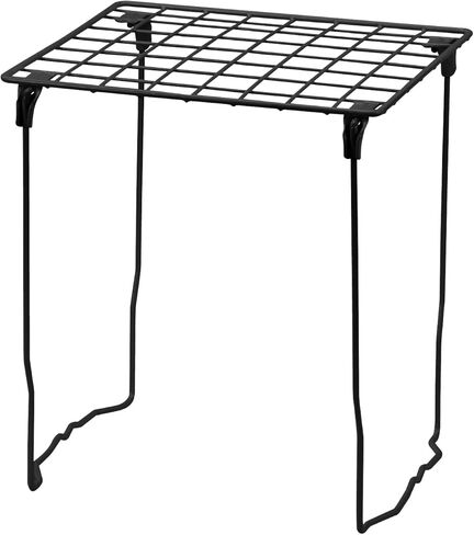 رف منظم الخزانة LockerMate Stac-A-Shelf، قابل للتكديس، طويل جدًا، يناسب خزائن المدرسة ذات الحجم القياسي، أسود in Kuwait