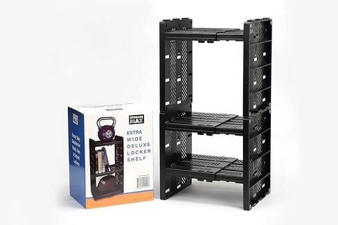 Deluxe School Locker Organizer with 3 Adjustable Shelves - Fits Lockers from 8.75" and 12.5" Wide in Kuwait