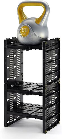 Deluxe School Locker Organizer with 3 Adjustable Shelves - Fits Lockers from 8.75" and 12.5" Wide in Kuwait