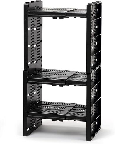 Deluxe School Locker Organizer with 3 Adjustable Shelves - Fits Lockers from 8.75" and 12.5" Wide in Kuwait