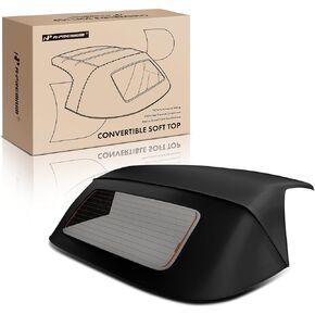 A-Premium Black Convertible Soft Top Compatible with Audi TT/TT Quattro 2008-2013, TT RS Quattro 2011-2013, TTS Quattro 2009-2013
