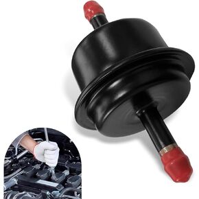 1 PC Automotive Transmission Filter Element, 4.78" x 2.83" Inline Transmission Filter Element Gearbox Filter Oil Grid, Replaces OEM Part Number 25430-PLR-003, Suitable for Honda (Black)