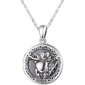 PRAYMOS Locket Photo Necklace,Sloth Locket Necklace for Women that Holds Pictures, Sloth Sterling Silver Custom Jewelry Personalized Locket Necklace