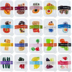 75Pcs Miniature Supermarket Food Lunch Box Dollhouse Kitchen Set Mini Takeaway Snacks Resin Fruit Crisper Accessories Bread Pretend Play Toys Grocery Store Kids Shopping Model Tableware Vegetables