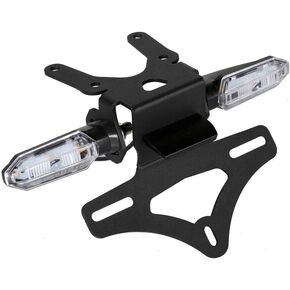 License Plate Holder Rear Fender Eliminator Tail Tidy LED Indicator Turn Signal Blinker Kit Compatible with VERSYS-X 300 VERSYS-X 250 2017-2024