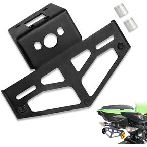 Fender Eliminator Kit for Kawasaki Ninja 400 and Z400 2018-2024, Black License Plate Bracket Holder, Tail Tidy Accessory for Ninja 400 Z400 2018-2024,Ninja 250 2018 2019 Accessories