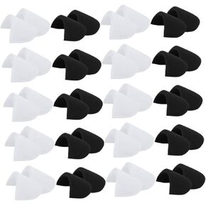 20 زوجًا من وسادات الكتف الإسفنجية للنساء والرجال، معززات سترة المعطف، مريحة وسهلة الخياطة in Kuwait