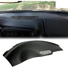 KUAFU Dash Cover Compatible with 1997-2002 Camaro or Pontiac Firebird Molded Dashboard Cover Overlay Instrument Panel Bezel Black