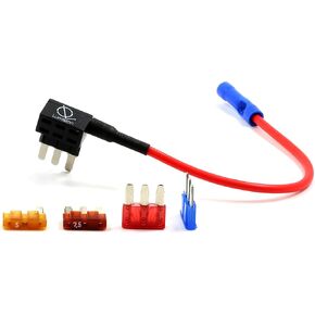 ADD-A-CIRCUIT Micro3 ATL FUSE-TAP Add ON DUAL CIRCUIT ADAPTER AUTO CAR TERMINAL + FUSE SET 5, 7.5, 10, 15 AMPS Fuse Tap fusetap