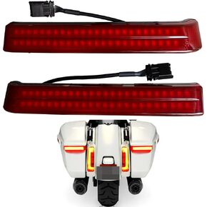 Saddlebag Lights for 2023 CVO & 2024 Harley Davidson Touring (Red)