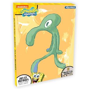 AQUARIUS Spongebob Bold and Brash Art by Numbers Mini - 8.5 x 11 in Spongebob SqaurePants Themed Paint by Number for Adults & Kids - DIY Color by Number Paint Kit for Beginner - Officially Licensed