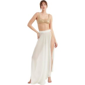 Women's Swimsuit Cover Up | Chiffon Beach Sarong Wrap Skirt | Summer Swimwear Cover Ups in Kuwait