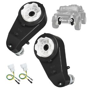 24V 30000RPM Gearbox 24V DC Motor for Kids Ride on Car SUV Parts Electric Motor with Gear Box 24 Volt High Torque Motor Match Children Ride on Toys Accessories