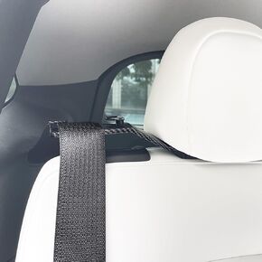 for Tesla Model Y Backseat Seatbelt Guide Holder 2 Packs Rear Seat Belt Holder Designed for Model Y 2023/2022 / 2021