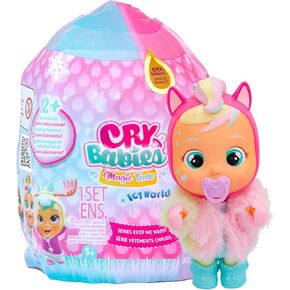 Cry Babies Magic Tears ICY World - Keep Me Warm Series | 8 Surprises, Accessories, Surprise Doll - Great Gift for Kids Ages 3+