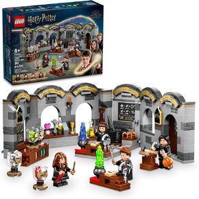 LEGO Harry Potter Hogwarts Castle: Potions Class, Collectible Building Toy with 4 Minifigures, Harry Potter Gift Idea for Kids, Buildable Halloween Toy for 8 Year Old Girls and Boys, 76431