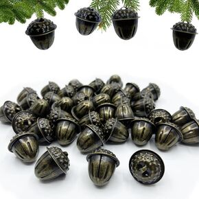 20Pcs Vintage Bronze Jingle Bells Christmas Decorative Bells Antique Metal Bell Rustic Jingle Bell for Christmas Tree Decoration DIY Pet Animal Collar Home Door Decor