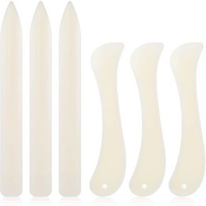 9Pcs Bone Folder Tool Plastic Bone Folder Paper Creaser Set Scoring Tool for Paper Crafts Making Scrapbooking Tool Paper Folding Tool for DIY Crafts Handmade Leather Burnishing Bookbinding Books Cards