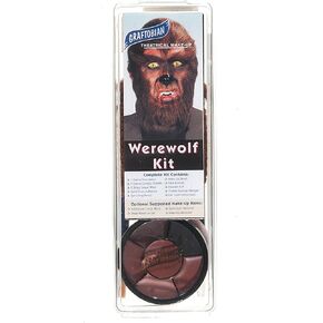 Graftobian Werewolf Character Makeup Kit - Werewolf Makeup Set for Costumes, Cosplay, and Halloween