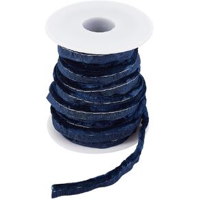 10 Yards Velvet Piping Bias Tape Ribbons Piping Cord Trim 0.4inch Wide Piping Trim with Welting Cord for Sewing Upholstery Piping Cord Trim DIY Craft Fabric Edge Trim Home Decor