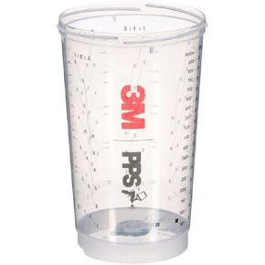 3M PPS Series 2.0 Vented Spray Cups, 23.7 fl oz, 26363, Standard, Ready to use to Mix and Spray for Automotive Paint Cars, Furniture, House and More, 50 Cups Per Pack