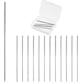 12 Pcs Snag Repair Needle, 2.4" X 0.04" Snag Repair Tool, Repair Sewing Tool, Clothing Fixer Needles, Snag Repair Tool for Woven Knitted Cloth Garments Drapes