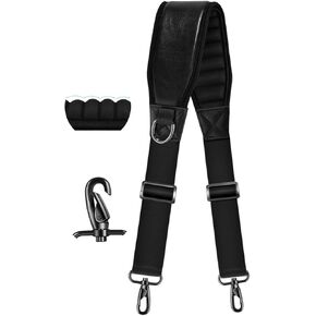 ZINZ Shoulder Strap 78" Belt with Neoprene Thick Padded, Universal Bag Strap with Adjustable Buckles and Metal Swivel Hooks