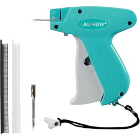 Mini Stitch Gun Kit,Fine Stitch Tool Mini Stitch Gun for Clothes,Quick Stitch Sewing Gun With1500 Black and 1500 White Fasteners One Replacement pin