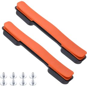 uxcell 2 Pcs Luggage Handle Replacement 8.5 Inch Suitcase Handle Carry Strap Plastic Pull Handle Grip Luggage Replacement Parts with Screws for Suitcase Box Luggage Case, White