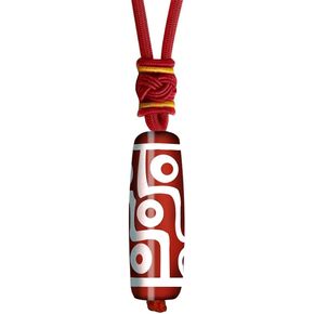 Dzi Bead Tibetan Necklace Mala Beads Necklace Gemstone Mala Prayer Beads Lotus Buddha Charm Yoga Meditation Necklace