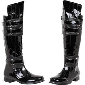 Ellie Shoes Men's 121-INVADER-BLK-LG Knee High Boot, Large