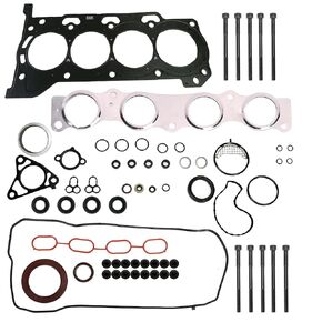 Full MLS Head Gasket with Head Bolts, HS26515PT-1, for Toyota Prius V 12-13, for Toyota Prius 10-13, for Lexus CT200H 11-13, 1.8L L4 2ZR-FXE