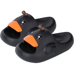 Duckling Kids Cloud Slides for Boys Girls | Non-Slip Sandals for Toddler Beach Slippers | Flip Flops Pool Shower Shoes