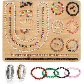 Catcan 15 X 11.5 in Bead Boards for Jewelry Making, New Upgrade Bracelet Beading Board Bracelet Measurement Board Jewelry Making Tray for Bracelet, Necklaces, Jewelry Making DIY Design