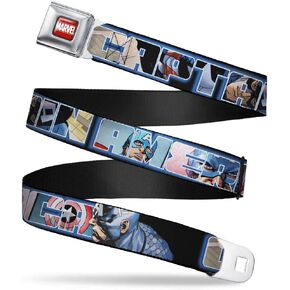 Buckle-Down Belt's Standard Seatbelt Captain America Wca017