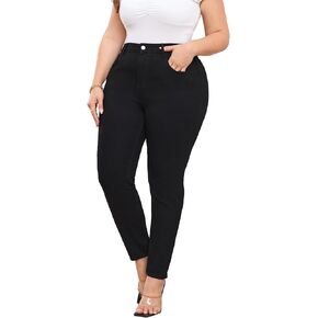 Plus Size Skinny Jeans for Women High Waist Pencil Women Jeans Curvy High Waist Stretchy Denim Pants for Women