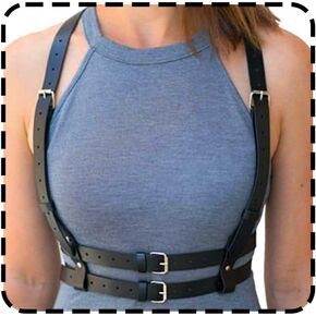 CLOACE Punk Leather Waist Belts PU Leather Adjustable Body Chain Belt Goth Halloween Body Accessories Jewelry for Women