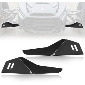 Front Splash Guard Protectors for Can-Am Ryker, Black Aluminum A-Arm Protectors for Can-Am Ryker 600, 900, Sport & Rally Edition All Models Accessories (2PCS, Replaces #219400863)