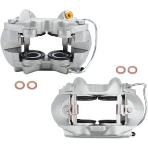 MAYASAF 184401 184400 Front Disc Brake Caliper for Ford Mustang 1965 1966, New Disc Caliper Assembly (Front Left & Right)