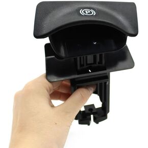 Handbrake Parking Brake Handle, Parking Brake Lever Release Handle Electronic Handbrake Switch Assembly Complete Replacement for Mercedes Benz E CLS Class W211 W219 E55 E300 E350, Black