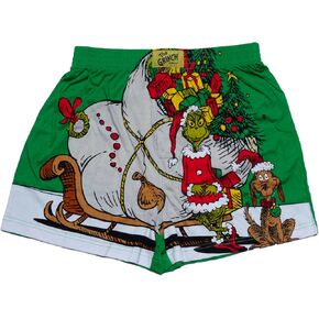 The Grinch Max Boxer Shorts Dr. Seuss Unisex Size-Up Slim-Fit with Gift Box